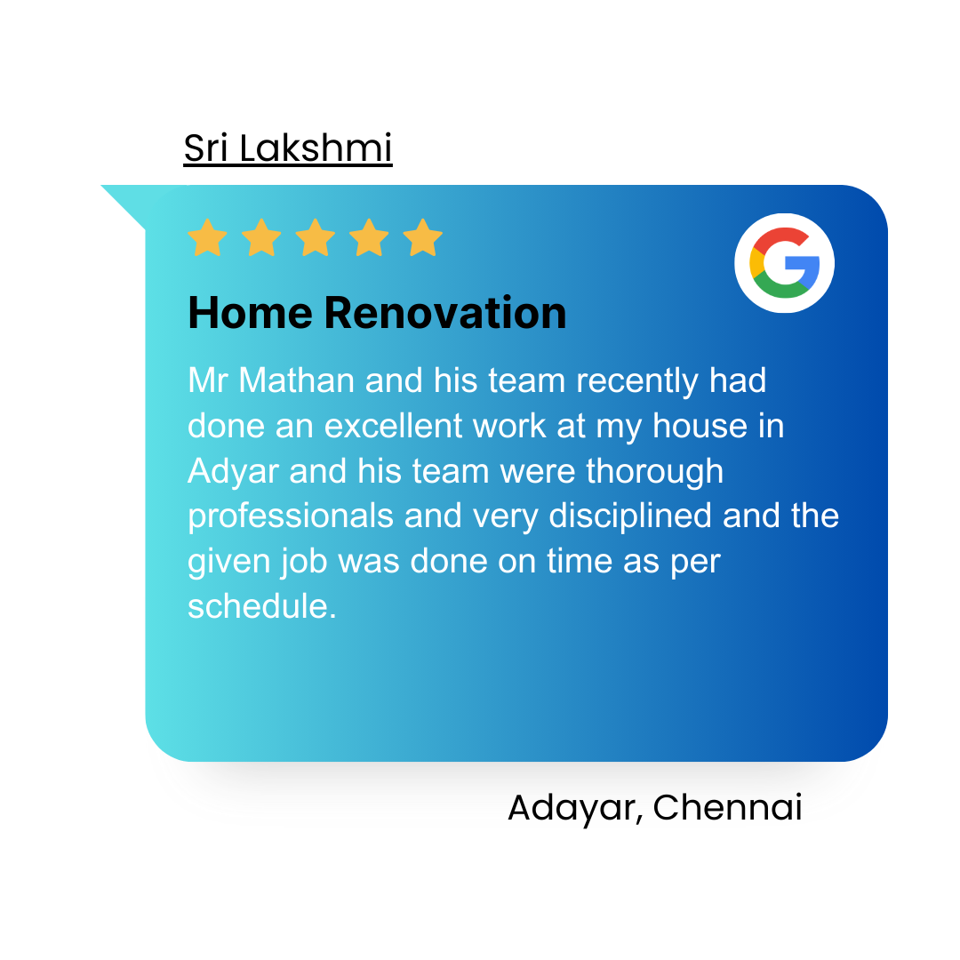 Home Renovation Google Review