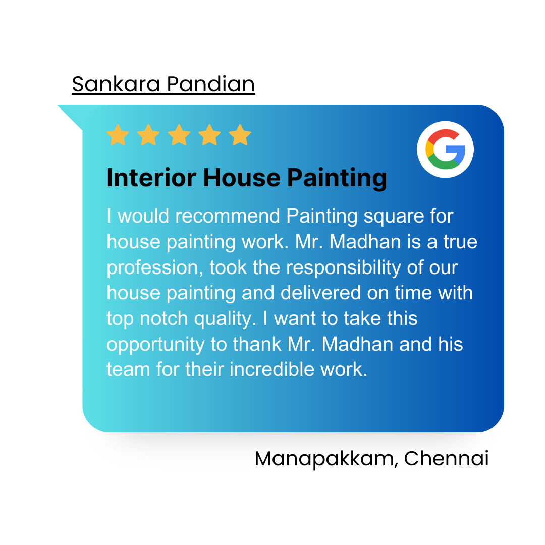 Interior Painting Google Review